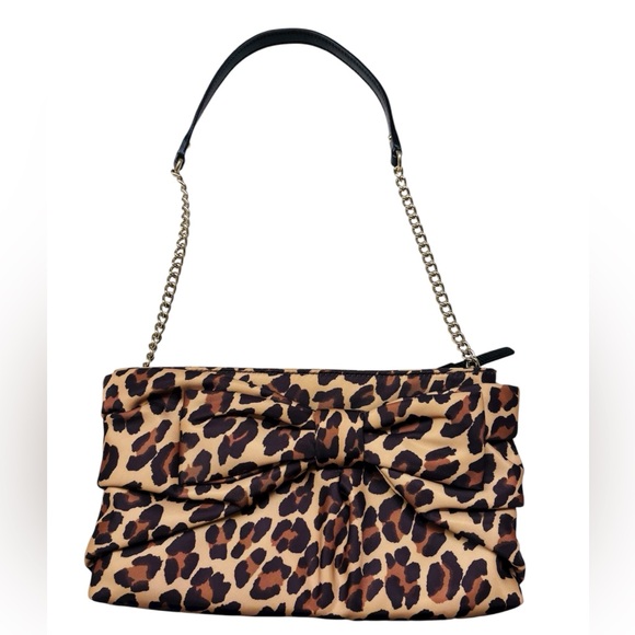 kate spade leopard print shoulder bag - Like New - Picture 1 of 8